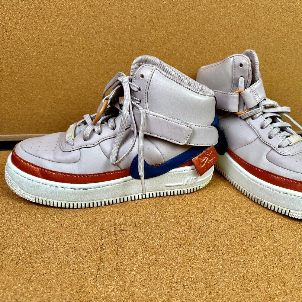 Nike Air Force 1 High Jester XX Sneakers Violet Ash Women Leather Size 8